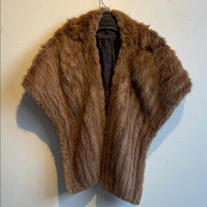 Vintage fur stole capelet
